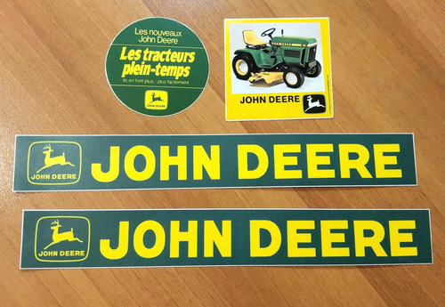 Lot autocollants john deere - autocollants,