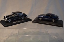 MERCEDES 300D LIMOUSINE 1957 ALTAYA ET CLK SOLIDO AVEC DEFAUTS