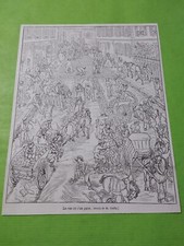 GRAVURE DE PRESSE 1868 - LA