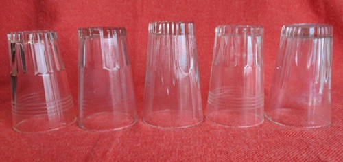 Verres anciens epais - 5,