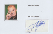 Jean-Pierre Bouvier with Authentic Signature