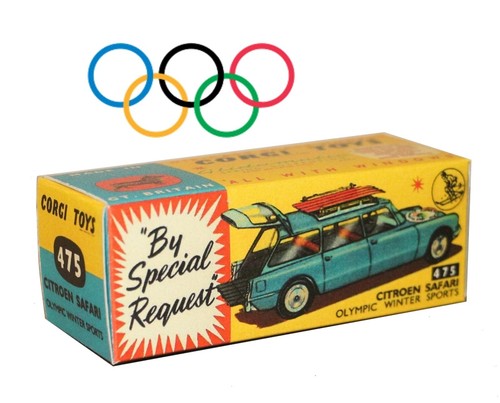 Corgi toys boîte box repro