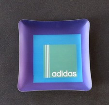 ADIDAS cendrier aluminium vintage sport football H=12cm D=12cm