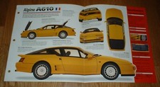 1992 RENAULT ALPINE A610 SPEC