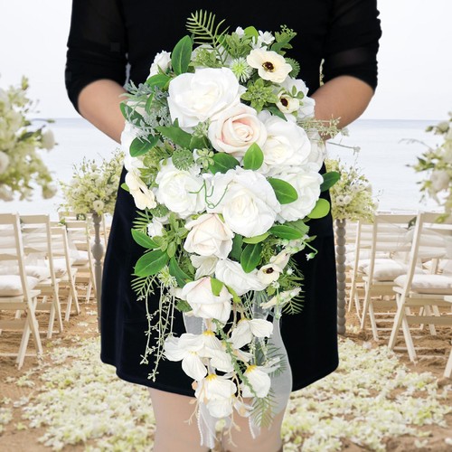 Bouquet mariée artificiel - bouquet,
