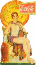 COCA COLA GIRL COLORFUL