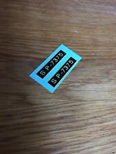 2 Plaques d’immatriculation SP-7375 sur transfert pour Tube HY Citroen CHR