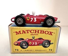 MATCHBOX LESNEY FERRARI RACE CAR - No. 73 A - NEAR MINT ORIGINAL BOX