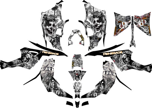Can renegade graphics kit - can-am,