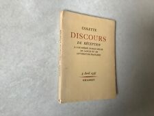 Discours de réception académie royale belge-Colette.1936.E.O.