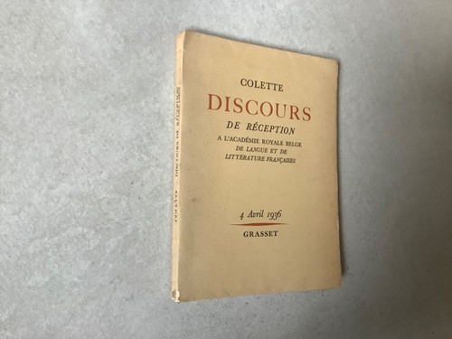 Discours réception - discours, de