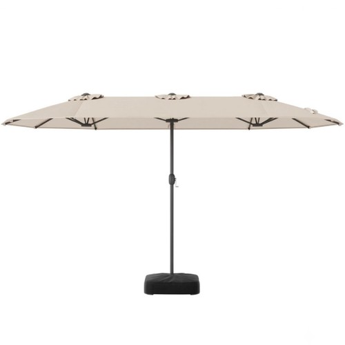 Parasol double avec - , pied