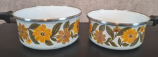 Set de 2 casseroles vintage