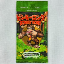 Donkey Kong Card Game Booster Pack 10 cartes incluses Nintendo 1999 Japon