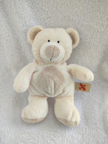 Doudou peluche ours beige - ours,