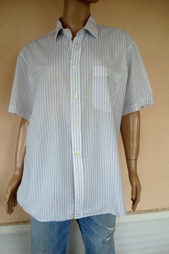 Chemise blanche bleu ciel - chemise,
