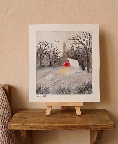 Dessin original aquarelle - ​dessin,