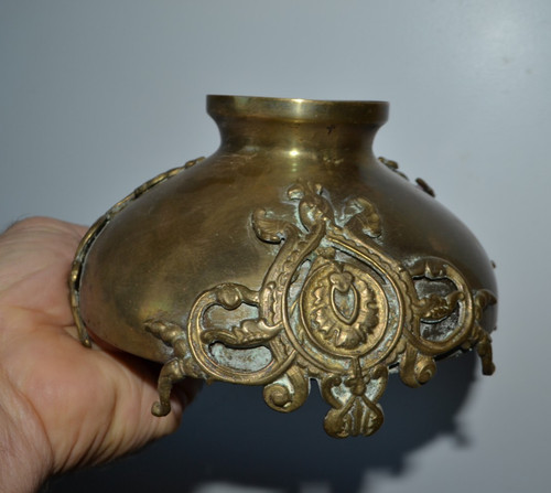Bel abat jour ancien - , laiton