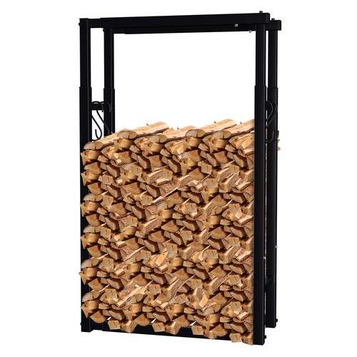 étagère bois cheminée - bois,