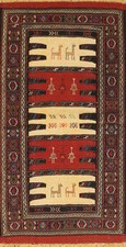 Tapis Kilim Tribal 3x6 Pi Ft