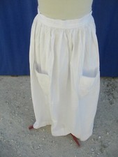 Tablier N°31 en coton blanc