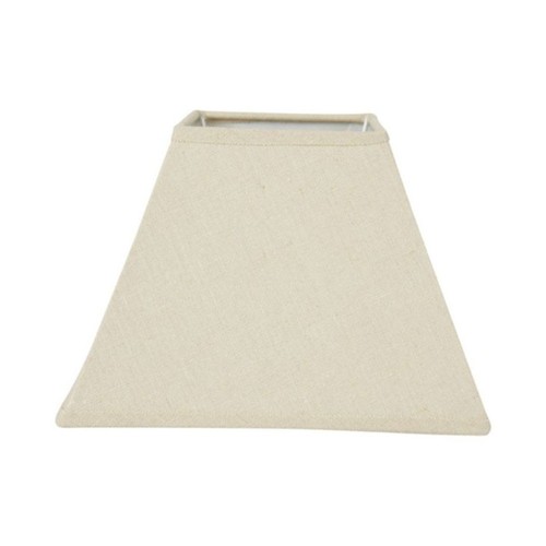 Abat jour carré - beige, lin