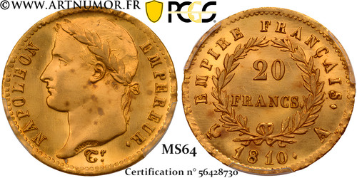 Napoléon 20 francs - napoléon,