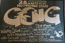 AFFICHETTE GONG.28 MAI 1977.HIPPODROME DE PANTIN.
