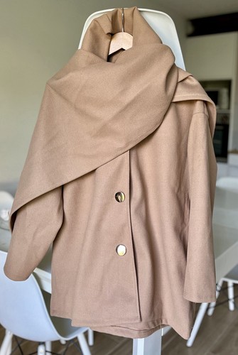 Manteau veste cape écharpe - veste,