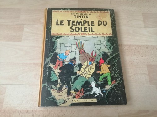 Tintin temple du soleil - bd,