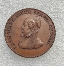 MEDAILLE  CATHERINE DE MEDICIS