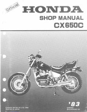 Honda cx650c 1983 OEM Factory