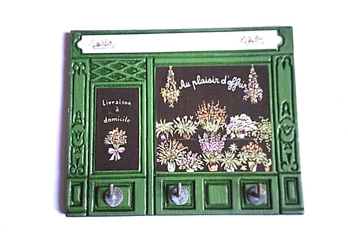 Panneau bois porte torchons - panneau,