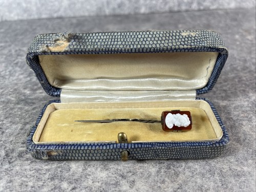 Camée miniature broche - camée,