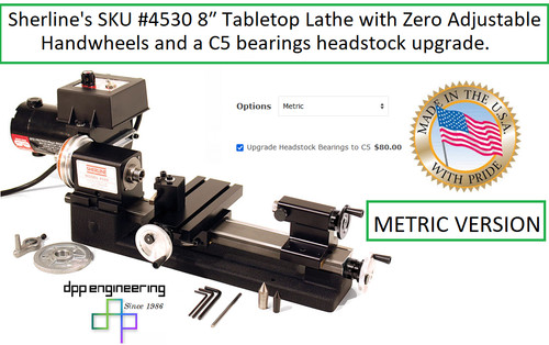 Sherline 4530 8 lathe - 4530, 3.5"