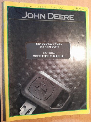 John deere spin steer lawn - john,