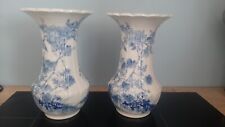 Pair of Chinese Vases China Chinese Blue White Vietnam Japan