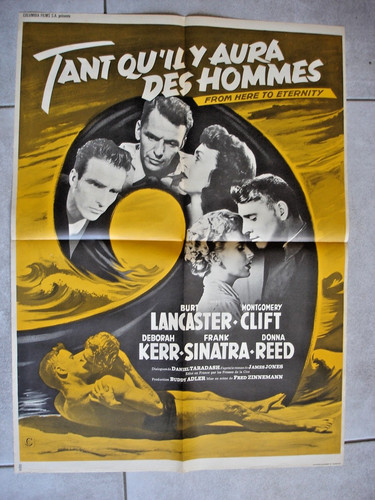 Affiche cinema ancienne tant - affiche,