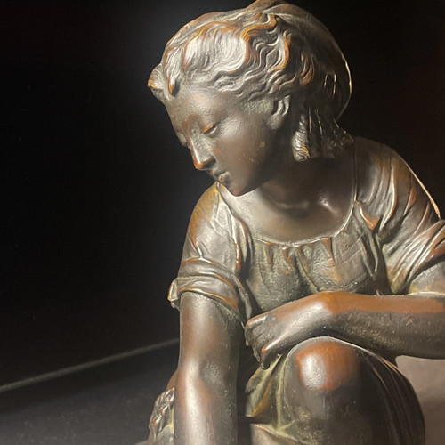 Bronze moreau alégorie la - bronze, de