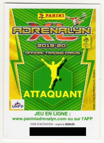 Panini adrenalyn ligue - ligue, 1