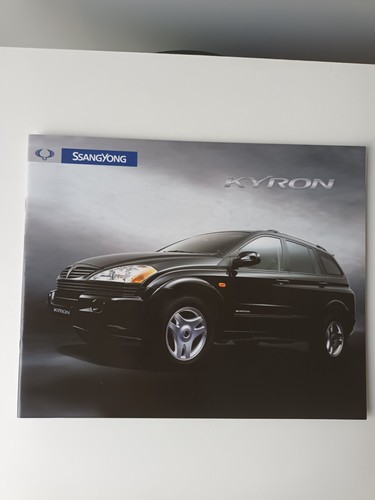 Catalogue brochure ssangyong - catalogue,