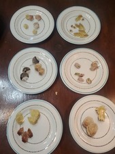 Original Gien France Plates With Original Box