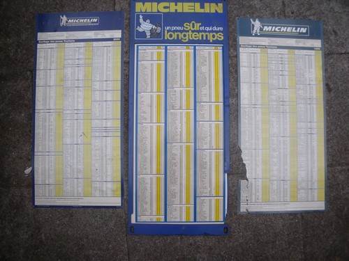 Bibendum michelin plaques - bibendum,