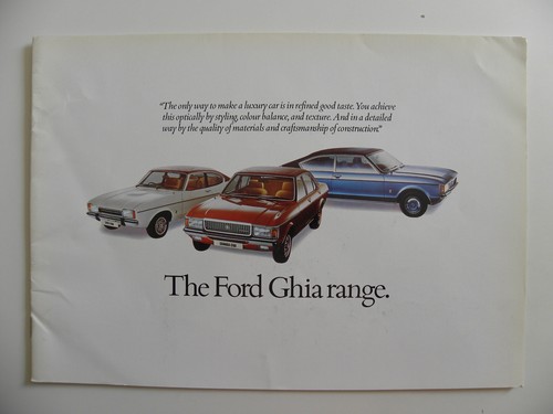 Brochure the ford granada - the, ghia