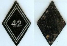 Arm diamond - 42° Regiment Transmissions Semi-Rigid Troop Wool Digit
