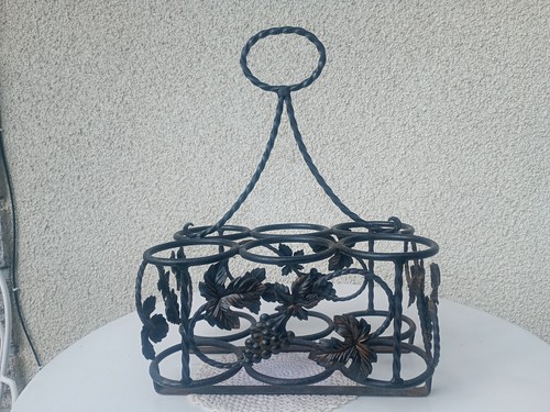 Porte bouteille ancien - porte-bouteille, six
