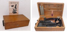Ernst Leitz  Wetzlar Trichine Meat Inspector’s Travelling Microscope in Case