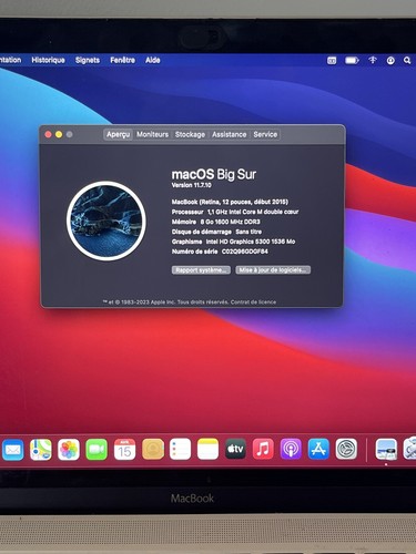 Apple macbook pro - 13,3", (128go
