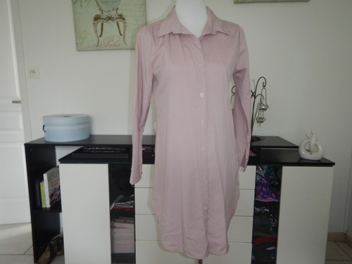 Chemise femme longue fashion - chemise,