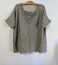 Blouse kaki coton polyester T48 (2509035)